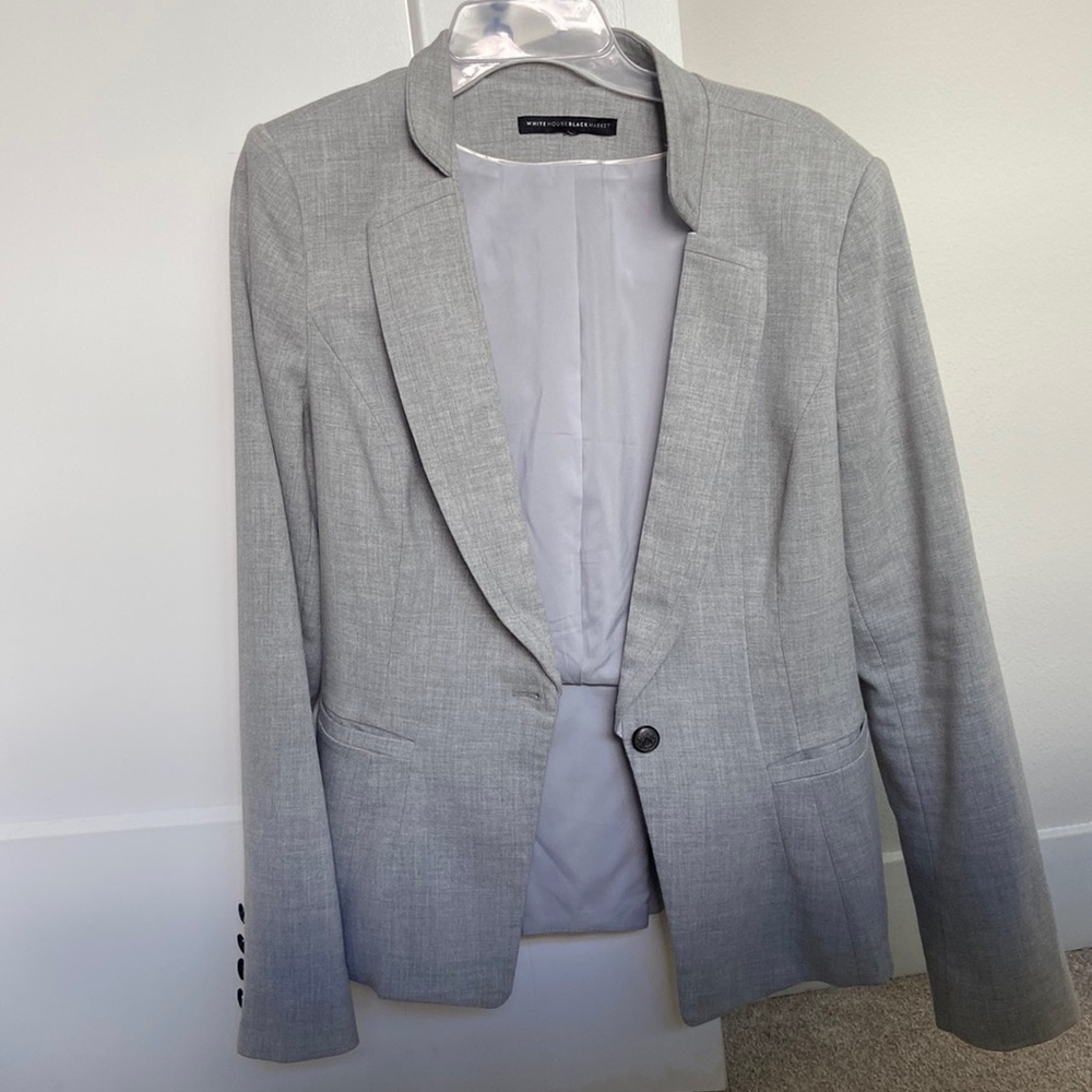 Light grey White House Black Market blazer
